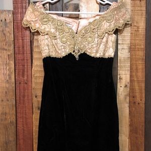 Vintage Velvet Dress